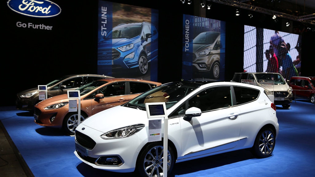Das letzte Update erhielt die Modellreihe des Ford Fiesta im Jahr 2018. Hier zeigte Ford die Modelle auf einer Automesse.