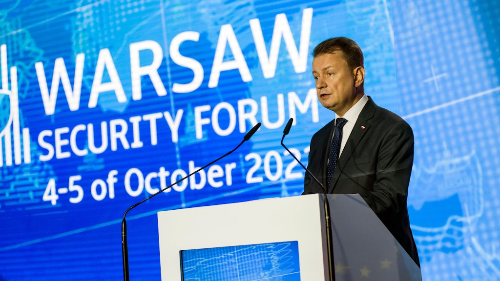 Mariusz Blaszczak, Polens Vize-Ministerpräsident und Verteidigungsminister