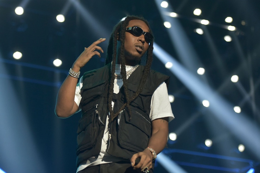 Migos-Rapper Takeoff bei einem Live-Auftritt