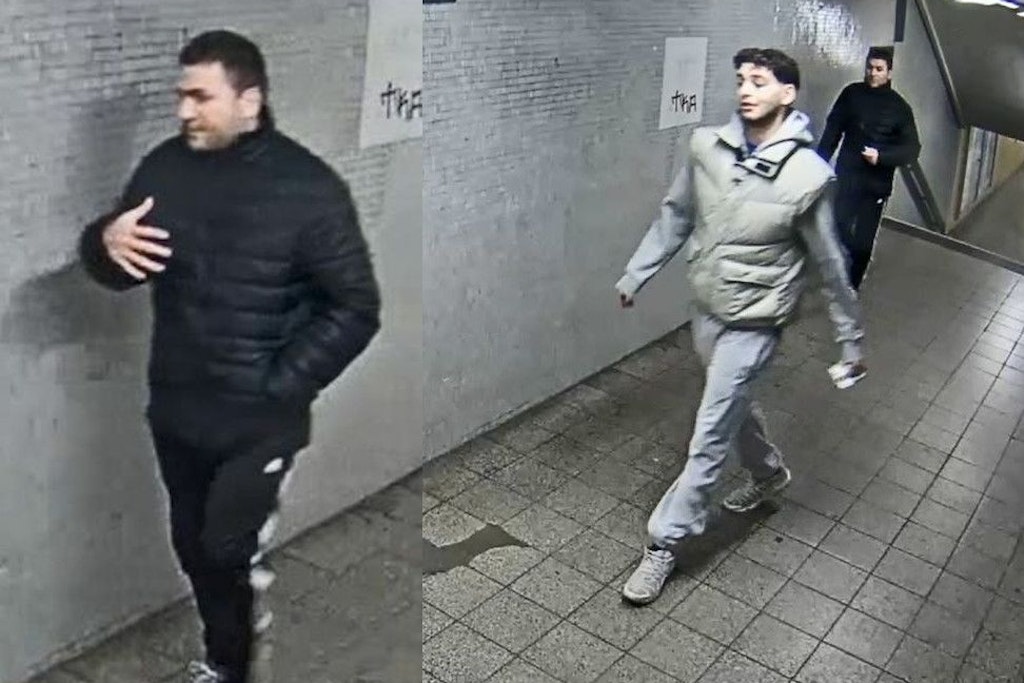 Diese beiden Bilder aus einer Überwachungskamera veröffentlichte die Polizei.