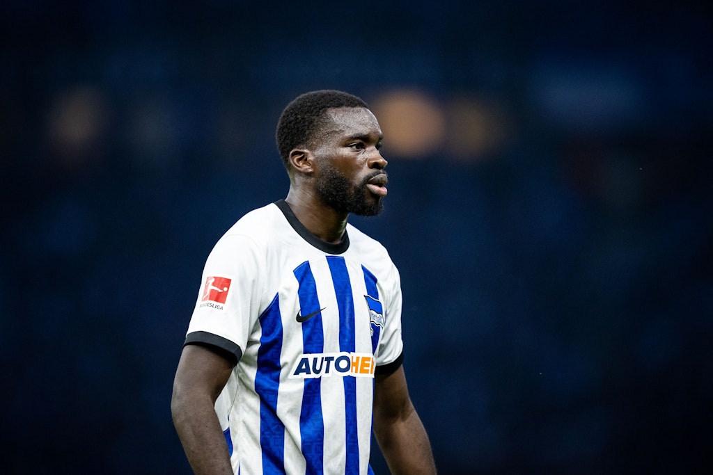Herthas Stürmer Wilfried Kanga hat ein Magen-Darm-Virus erwischt. Ein Ausfall gegen Bayern droht. 