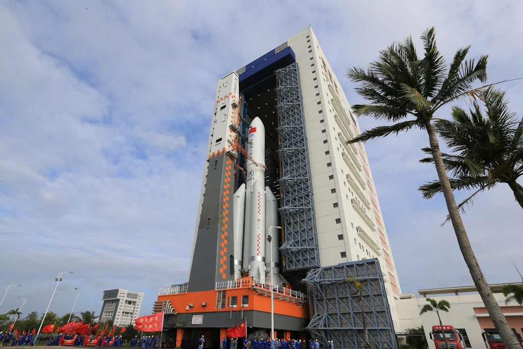 Die Rakete, die Chinas Raumstations-Labormodul „Mengtian“ ins All schoss, wird jetzt zur Bedrohung.