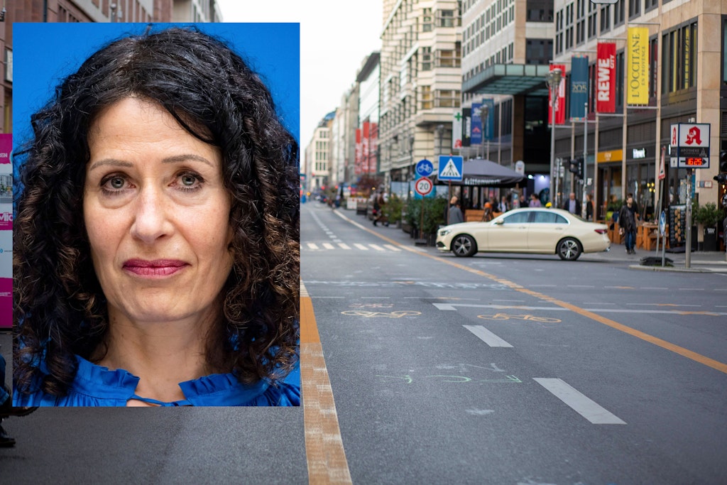 Berlins Verkehrssenatorin Bettina Jarasch legt keine Beschwerde gegen die Eilentscheidung in Sachen Friedrichstraße in Berlin ein.