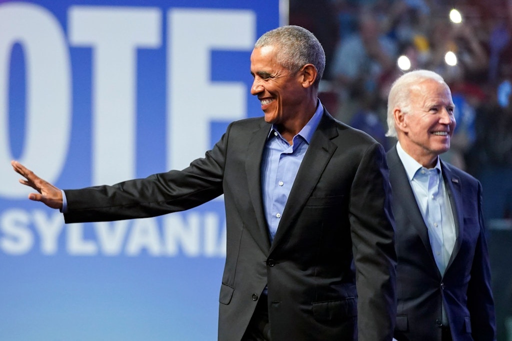 Ex-Präsident Barack Obama machte mit seinem einstigen Vize Joe Biden Wahlkampf für die Demokraten.