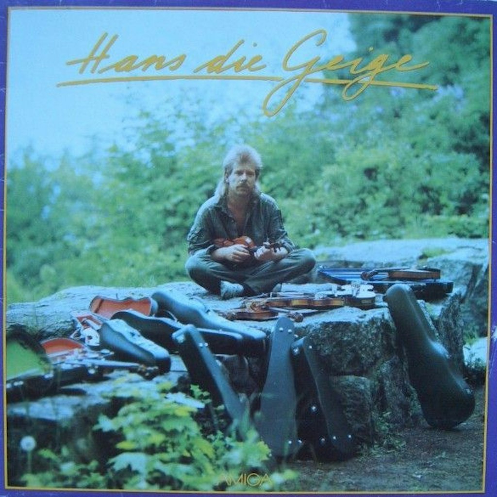 Die erste Solo-LP Hans die Geige erschien bei Amiga 1988.