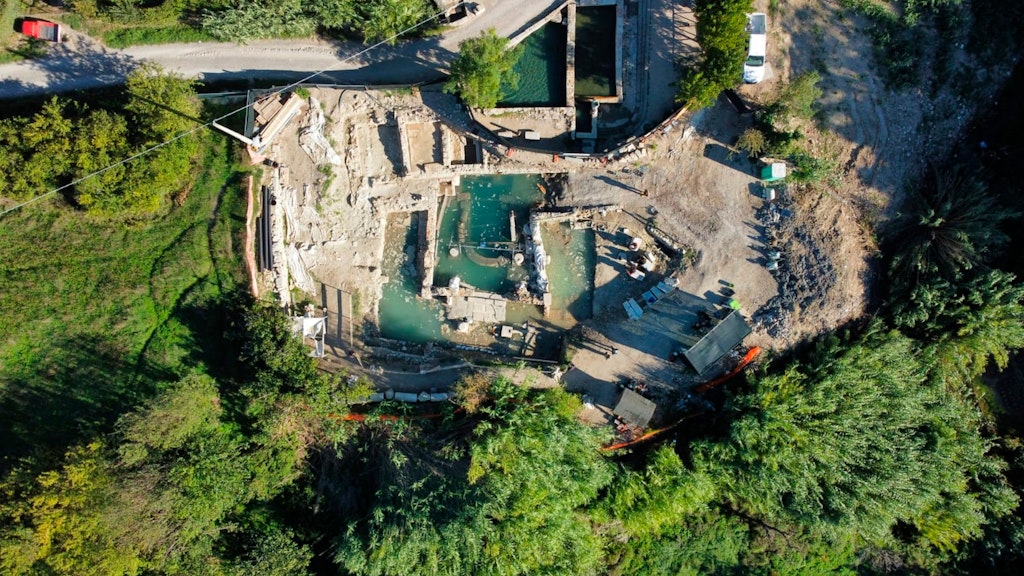Die Ausgrabungsstätte in San Casciano dei Bagni soll Ort für ein neues Museum werden. 