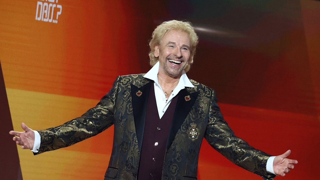 Geschriebene Moderationen kommen ihm nicht in die Tüte: Thomas Gottschalk.