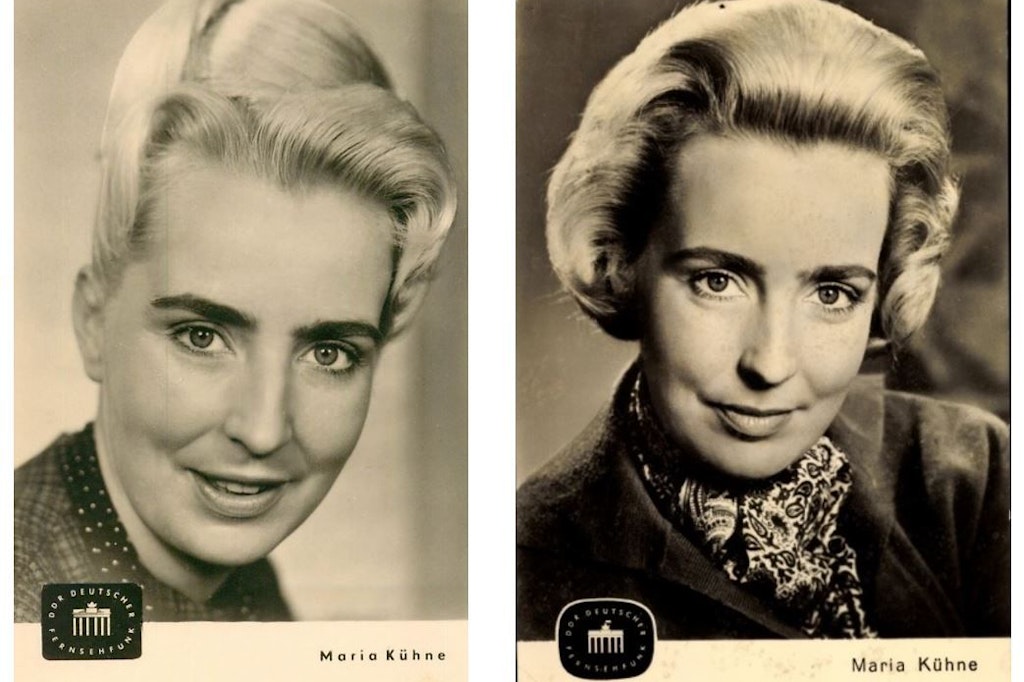 DDR-Fernsehansagerin der ersten Stunde: Maria Kühne.