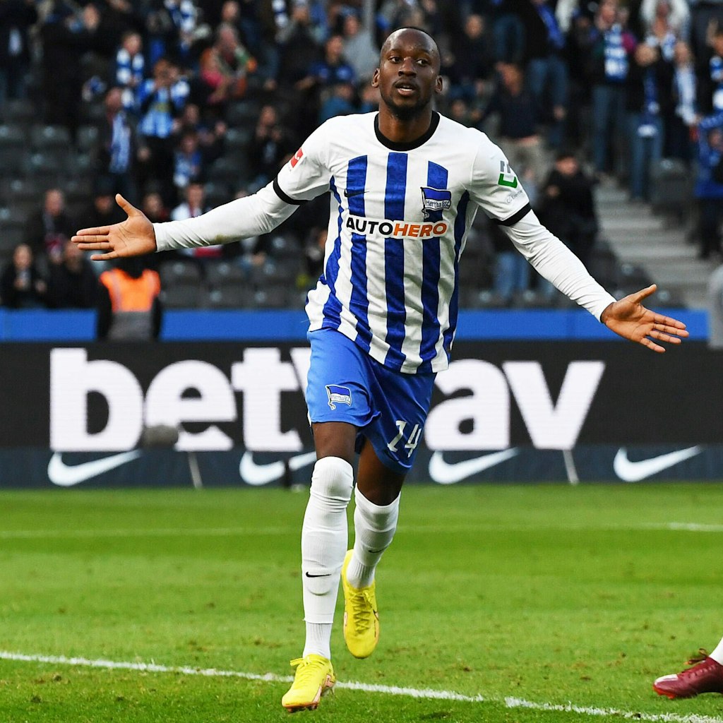 Herthas Lukebakio traf in der Bundesliga in 14 Spielen siebenmal und ist damit der blau-weiße Top-Torjäger.