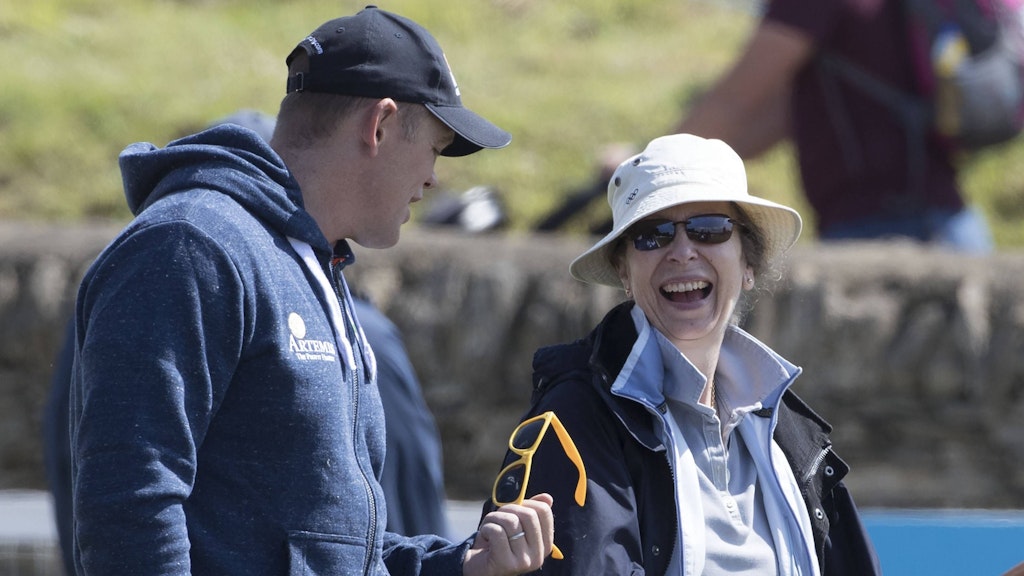 Mike Tindall und Prinzessin Anne im Jahr 2017.