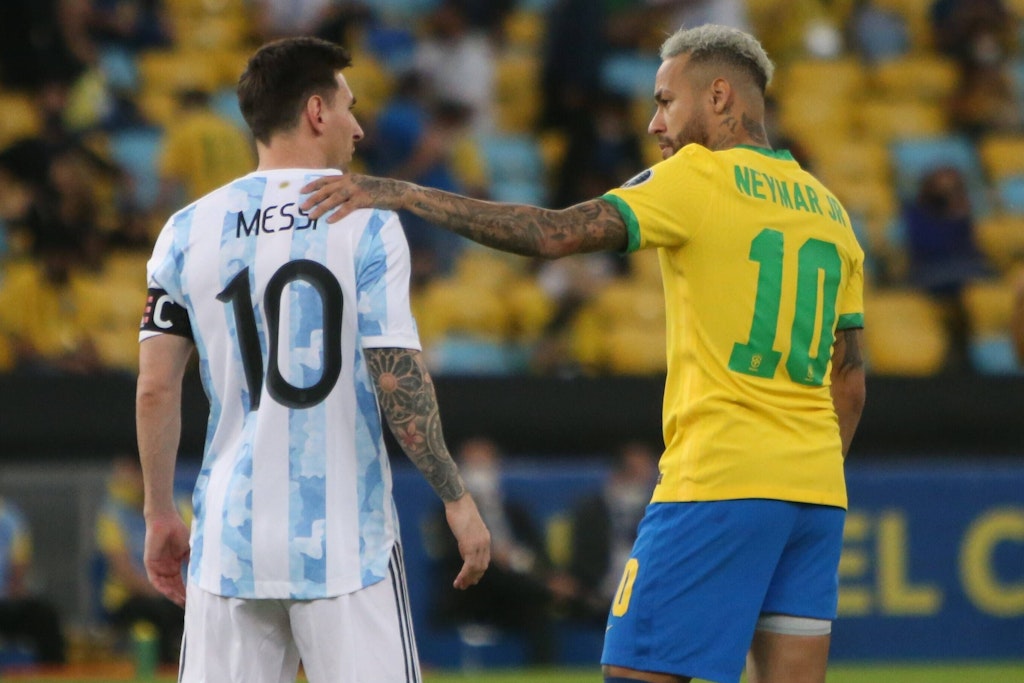 Messi mit Argentinien oder Neymar mit Brasilien haben laut Statistikern die besten Chancen, die WM in Katar zu gewinnen. 