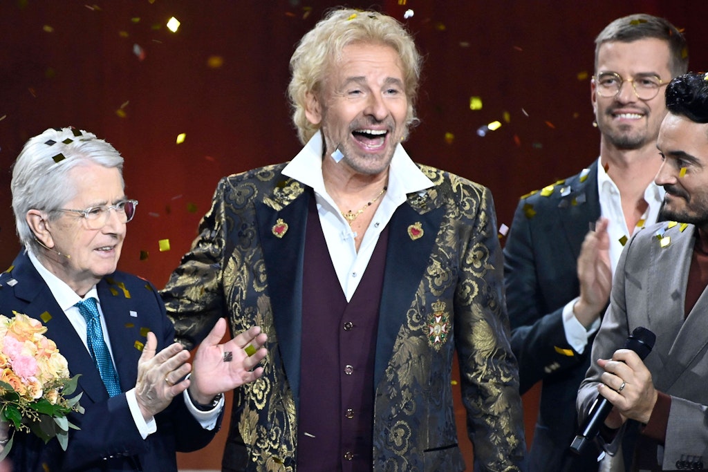 Thomas Gottschalk beim ersten „Wetten, dass..?“-Revival vor einem Jahr.