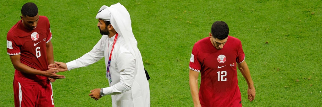 Niedergeschlagen: Katar verliert zum WM-Start 0:2 gegen Ecuador. 