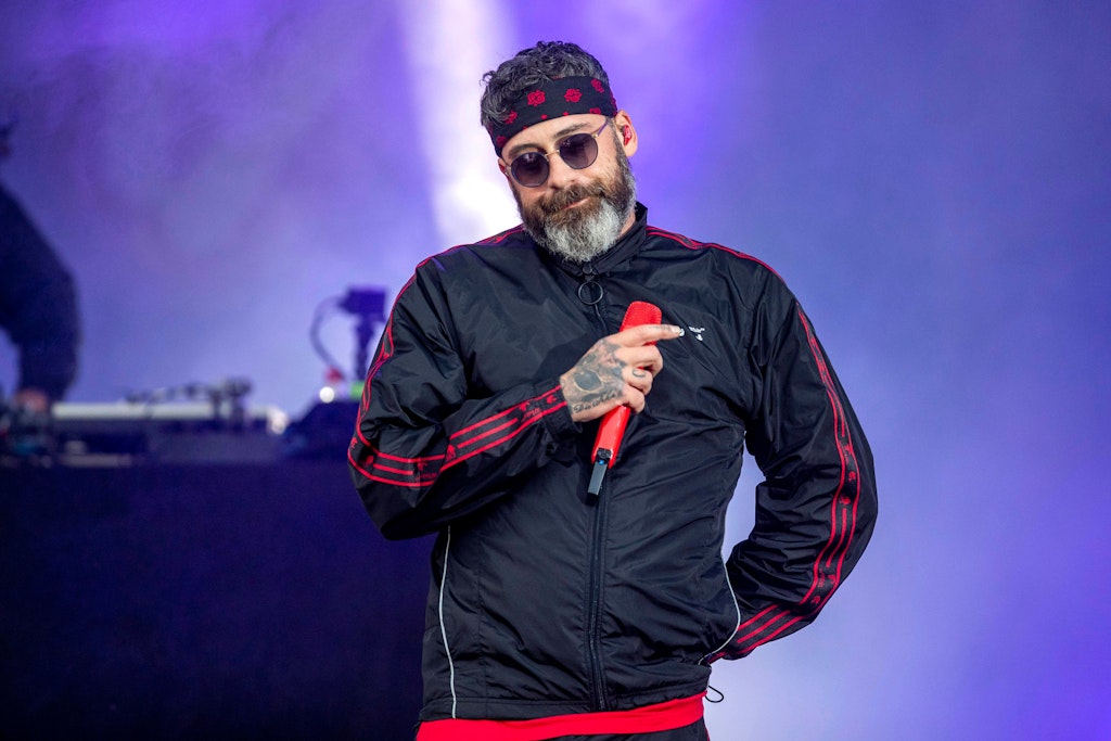 Rapper Sido bei einem Auftritt im Jahr 2021 - vor seiner Therapie.