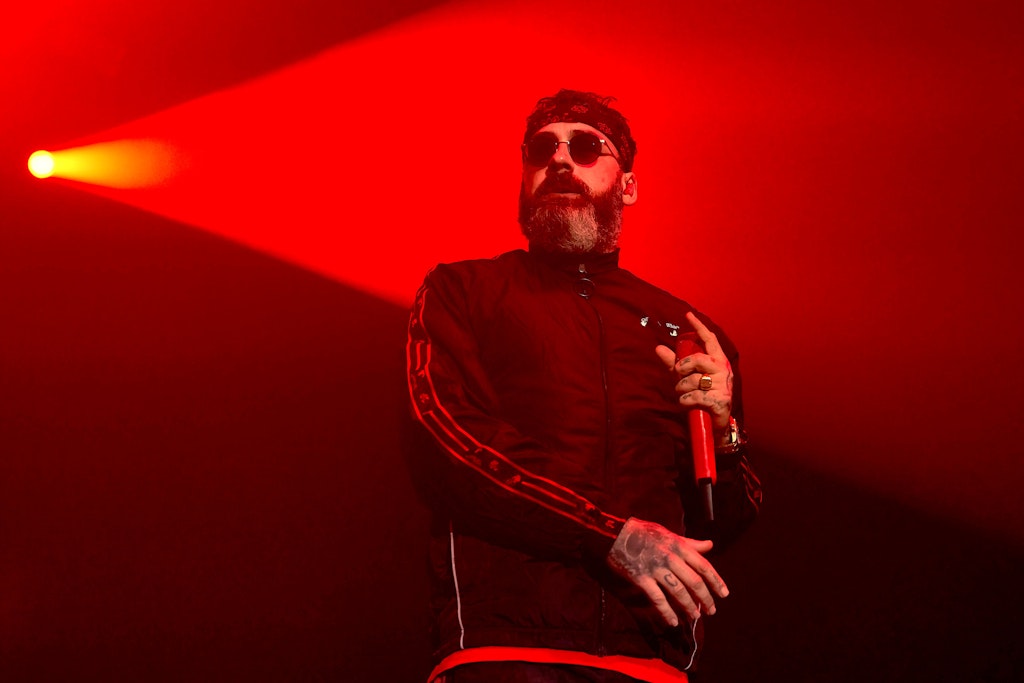 Rapper Sido bei einem Auftritt im Oktober 2021.
