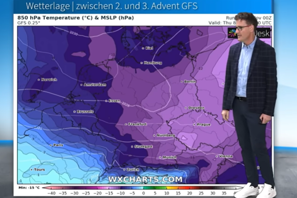 Das Winter-Wetter schlägt voll zu: Bis zu -20 Grad sagt Meteorologe Dominik Jung zwischen dem 2. und 3. Advent voraus.