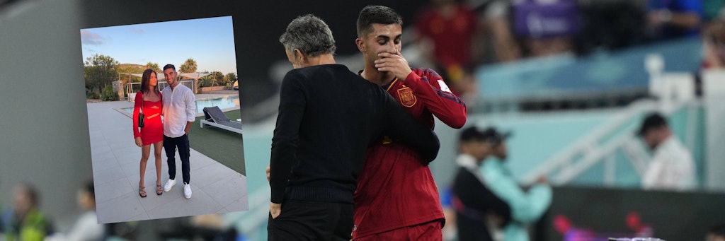 Spaniens Nationaltrainer Luis Enrique trainiert seinen potenziellen Schwiegersohn. Nun drohte er Ferran Torres scherzhaft, sollte der ihm zum Opa machen. 