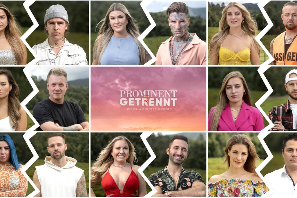 Die Kandidatinnen und Kandidaten der zweiten Staffel "Prominent getrennt"