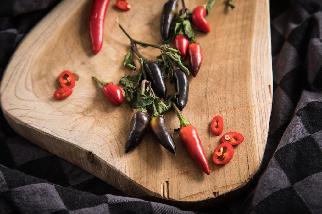 Die Farbe von Chilischoten sagt nichts über ihren Schärfegrad aus.