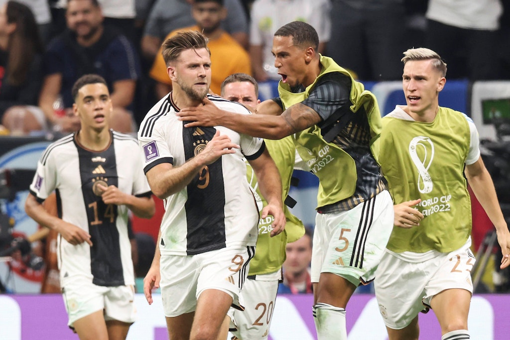 Niclas Füllkrug traf gegen Spanien bei der WM zum 1:1, rettete Deutschland einen Punkt und sorgte bei seinem DFB-Kollegen für Ektase. 