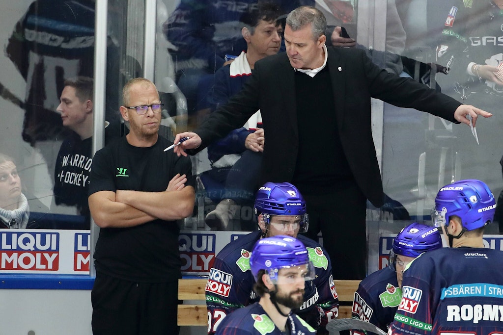 Trainer Serge Aubin gibt an der Bande alles, damit es endlich mit dem erhofften Aufschwung klappt.