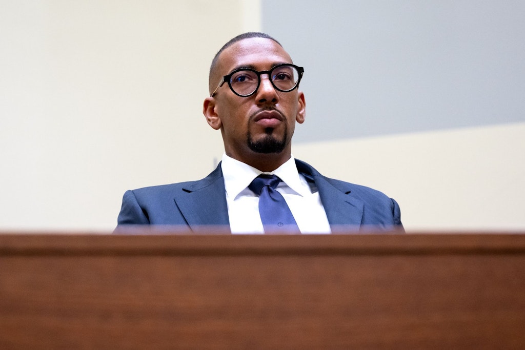 Der Fußballer Jerome Boateng bei dem Prozess in München, der Anfang November zu Ende ging.