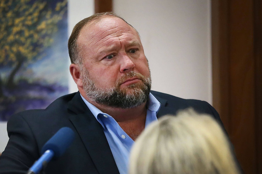 Der Rechtsextreme Verschwörungsideologe Alex Jones.
