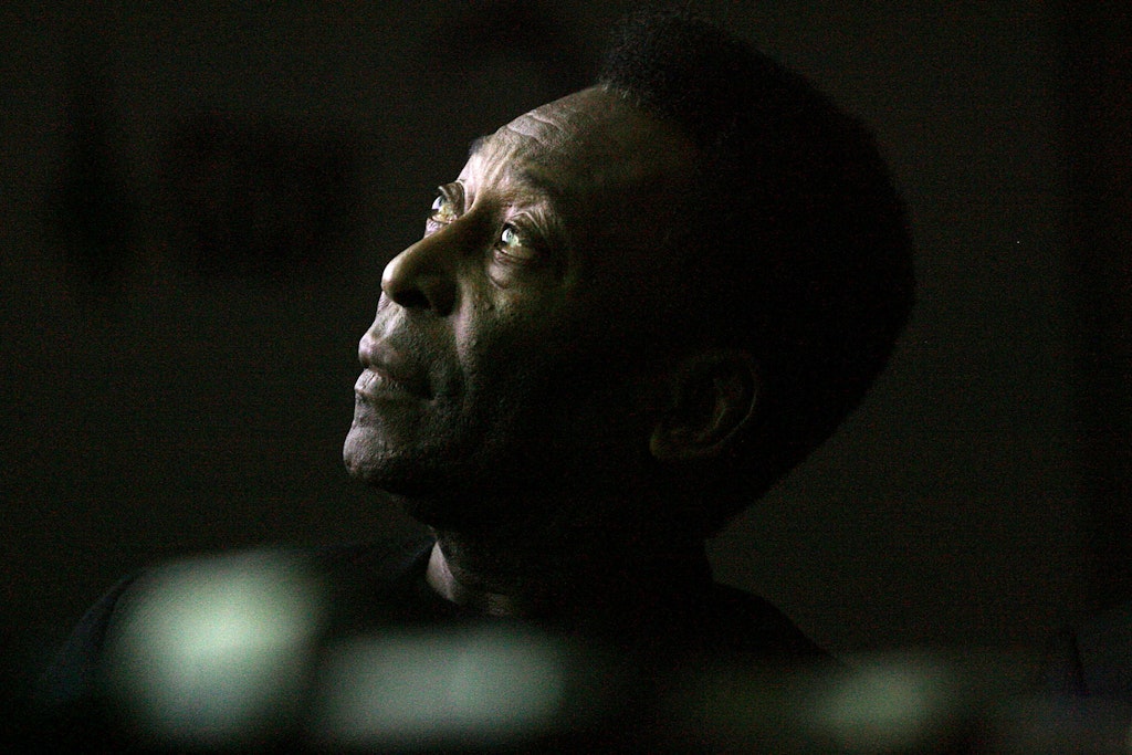 Ein Foto aus dem Jahre 2008 von Brasiliens Fu8ball-Legende Edson Arantes do Nacimento, genannt Pelé.
