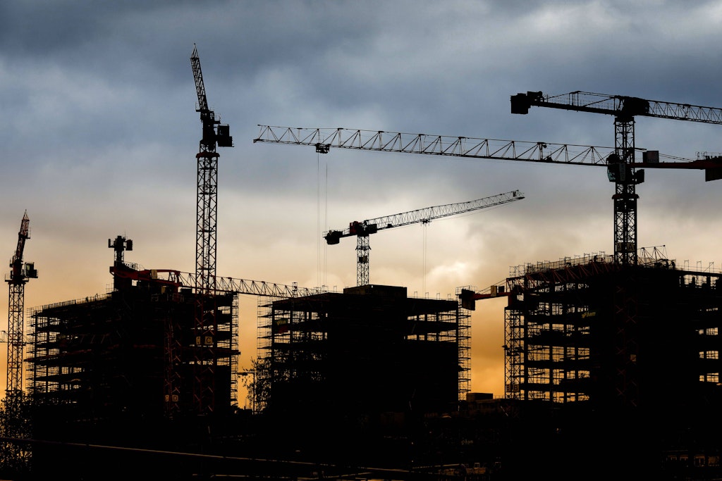 Dämmerung über der Bauwirtschaft: Firmen erwarten weniger Aufträge.