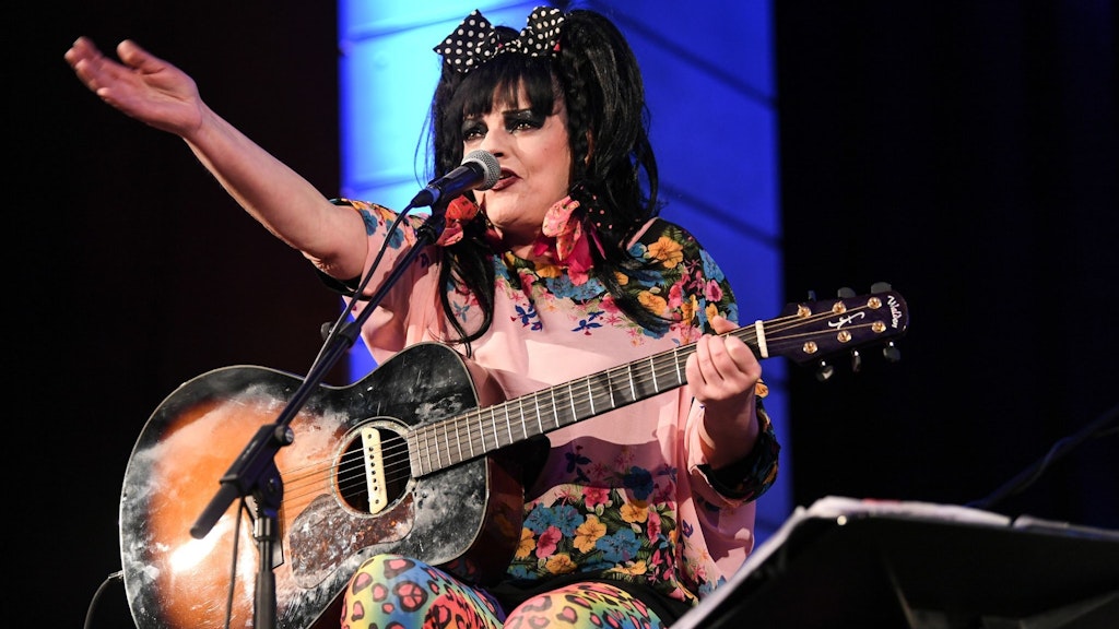 Nina Hagen auf der Bühne: bei einem Konzert im Jahr 2018