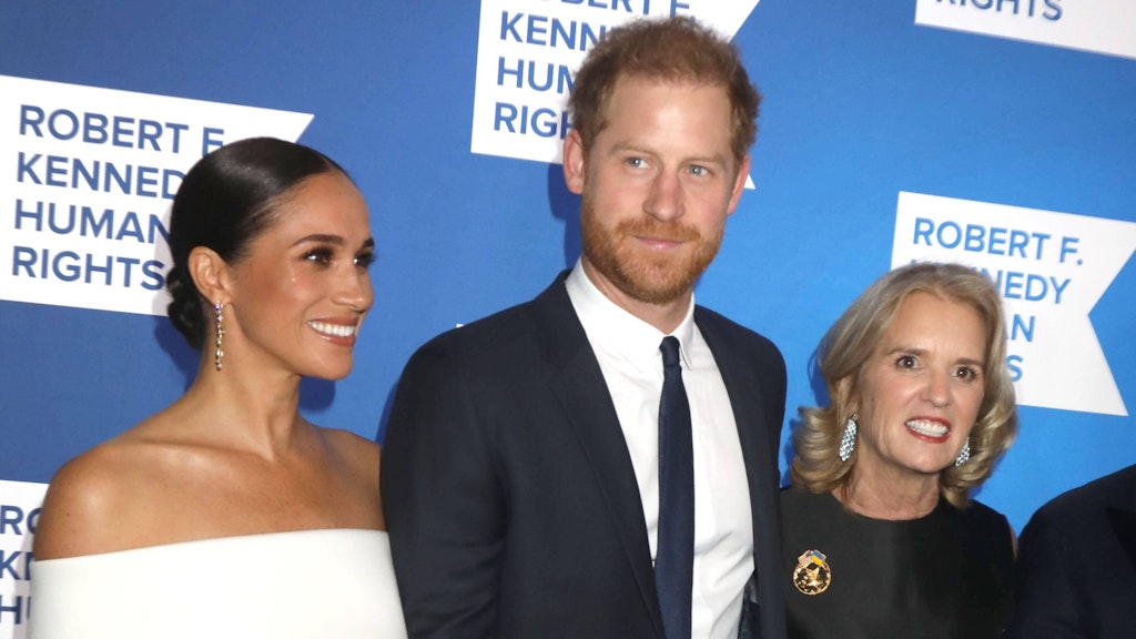 Meghan Markle und Prinz Harry bei der Preisverleihung in New York. 