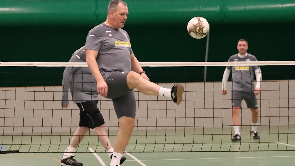 Technik immer noch wie aus dem Lehrbuch, Wettkampfgewicht geht so …: Jörn Lenz, Teammanager der Regionalliga-Mannschaft.