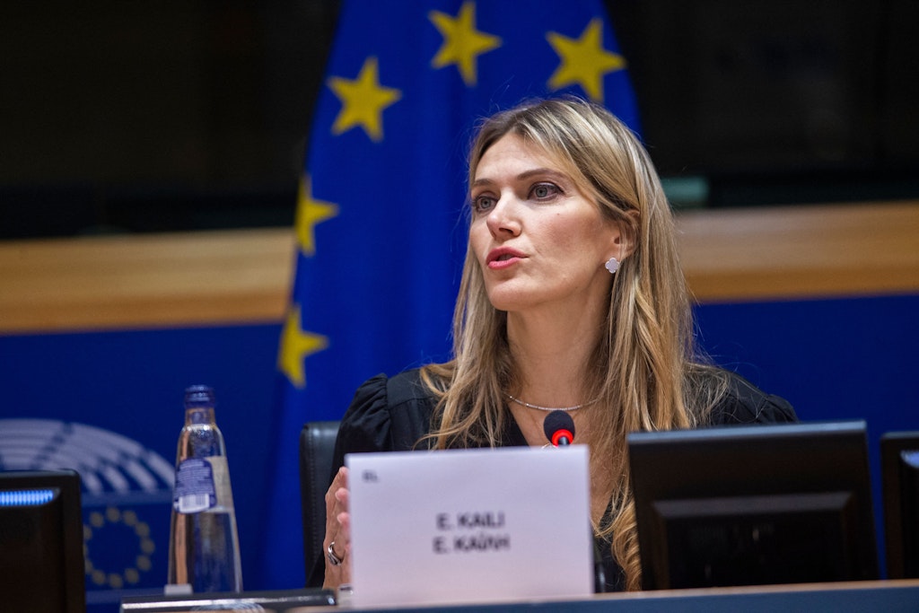 Die griechische EU-Abgeordnete Eva Kaili steht im Verdacht, Schmiergeld von Katar angenommen zu haben.