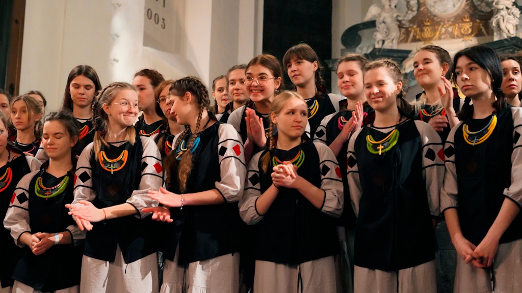 Die Konzert-Reihe führte den ukrainischen Jugendchor Schtschedryk auch nach Kopenhagen.