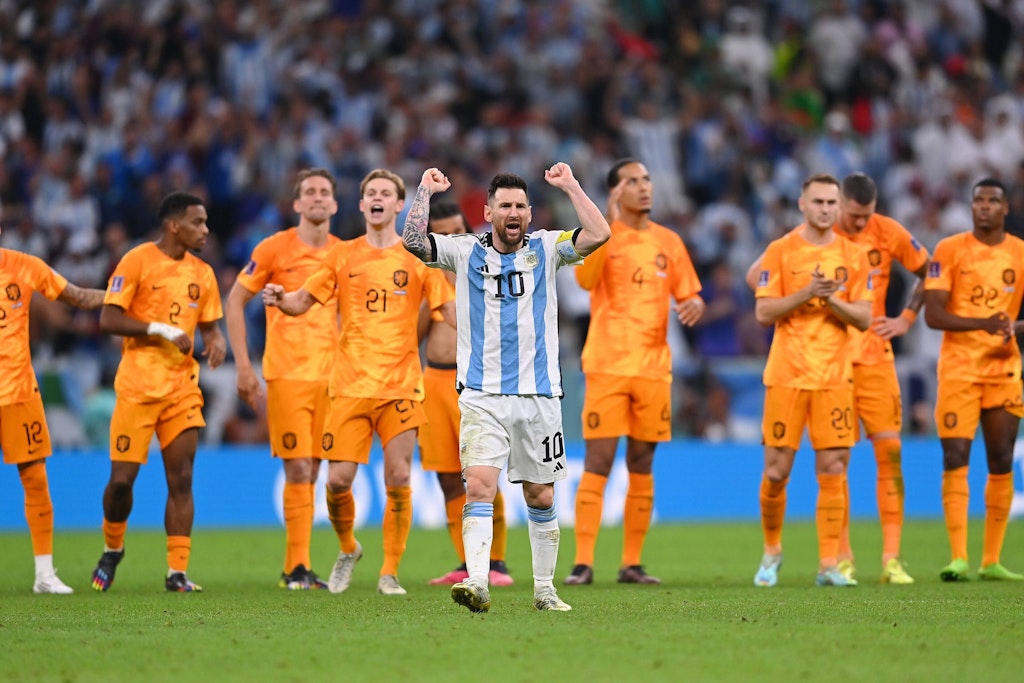 Zwischen Argentinien und den Niederlanden ging es bei der WM in Katar heiß her. 