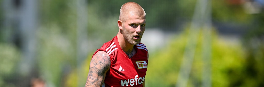Sieht böse aus, ist er aber gar nicht: Rick van Drongelen (23), verliehen an Hansa Rostock, freut sich auf das Duell mit dem 1. FC Union. 