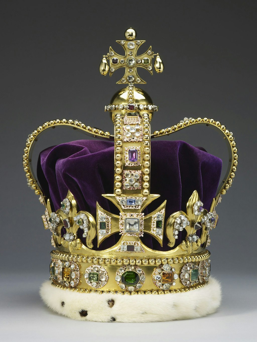 Die Edwardskrone, die von König Charles III. bei seiner Krönung am 6. Mai 2023 getragen werden wird.