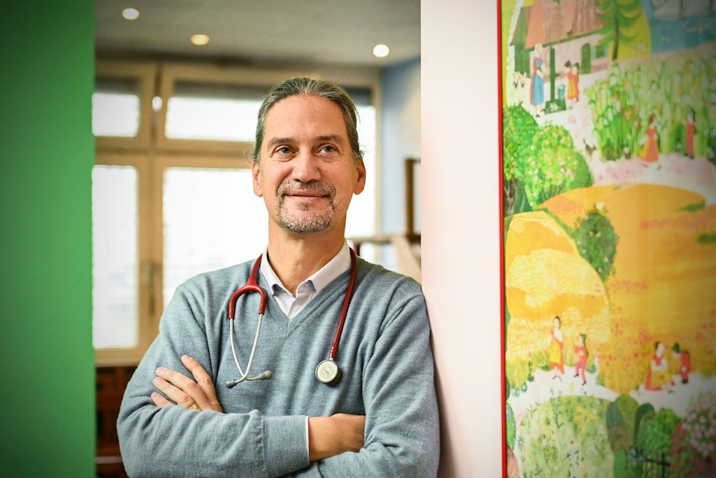 Dr. Jakob Maske ist Sprecher der Kinder-und Jugendärzte in Berlin. 