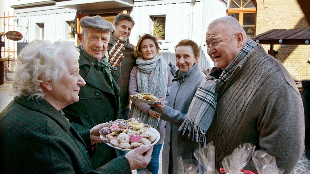 Szenenfoto aus dem letzten Film der Horst-Krause-Reihe: „Krauses Weihnacht“. Er lief schon in der ARD, im RBB ist er am 24. Dezember zu sehen (20.15 Uhr). 