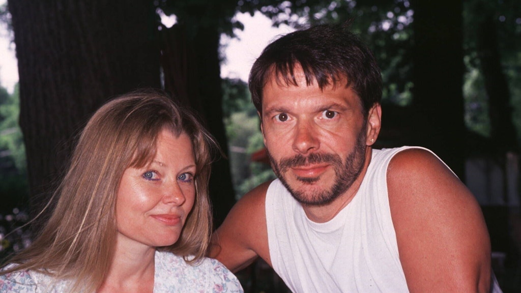 Reinhard Mey mit seiner Frau Hella (1993)
