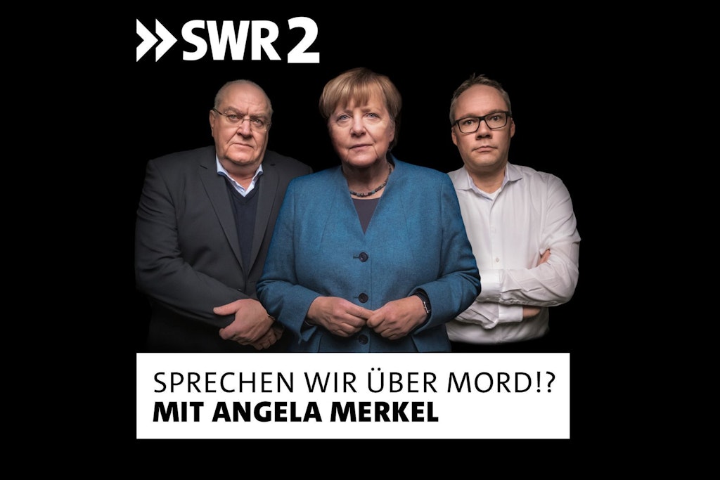 Ex-Bundesrichter Thomas Fischer, Ex-Kanzlerin Angela Merkel und ARD-Terror-Experte Holger Schmidt haben zusammen einen Podcast aufgenommen.