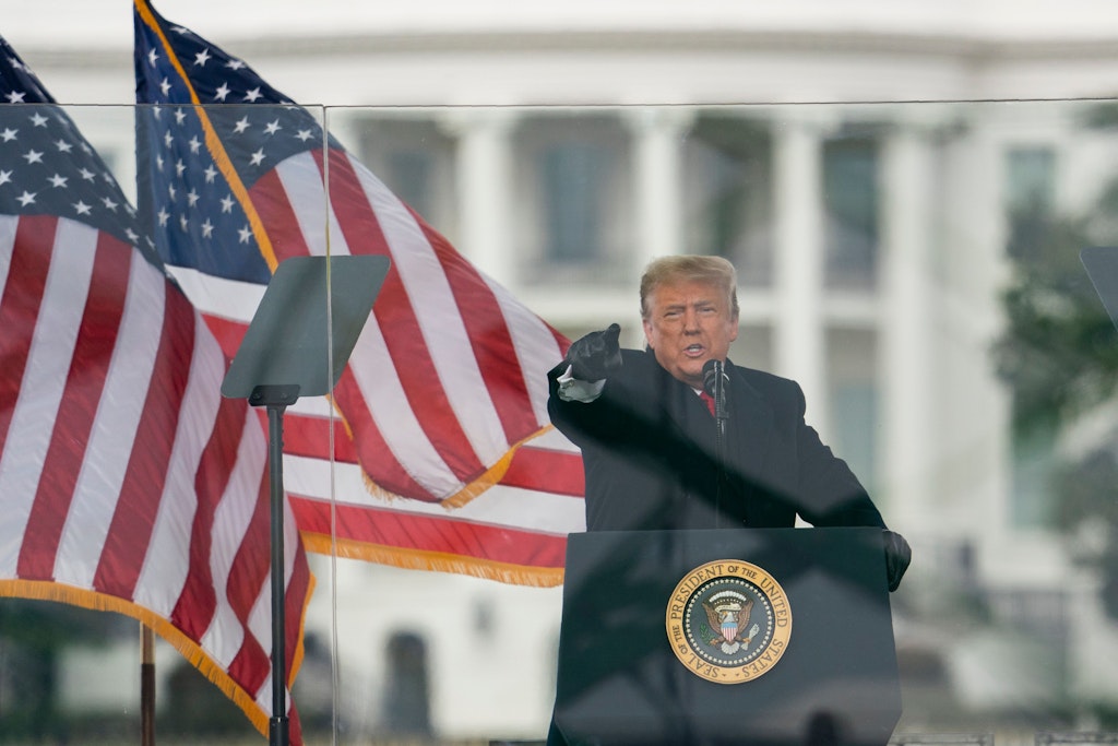 Donald Trump stachelte seine Anhänger am 6. Januar 2021 auf, den Machtwechsel zu verhindern.
