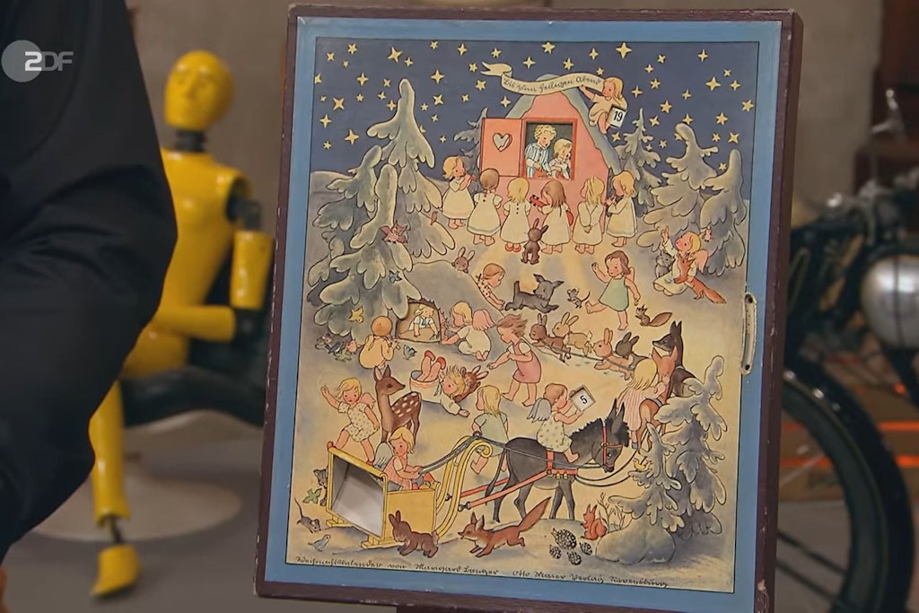 Weihnachtskalender aus den 30er-Jahren mit Sammlerwert.