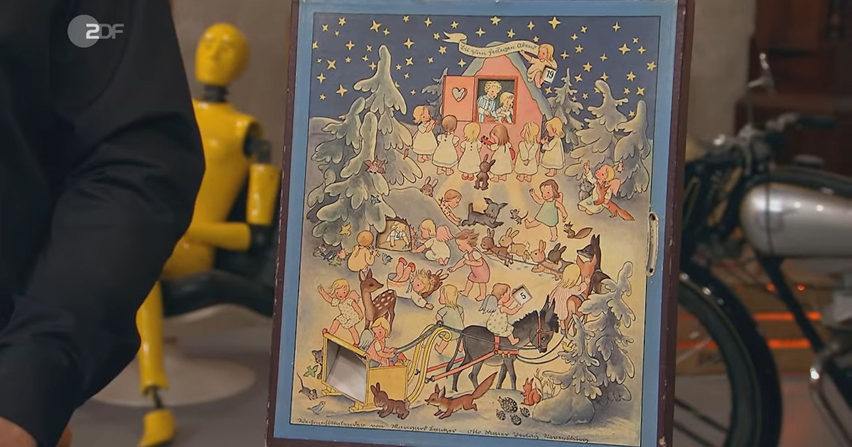 „Bares für Rares“: Antiker Weihnachtskalender übertrifft im Preis alle ...