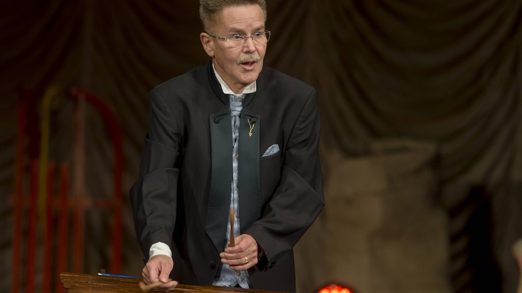 Der Xylophon-Virtuose Bernd Warkus gehörte ebenfalls zu den Gästen von „Zwischen Frühstück und Gänsebraten“. 