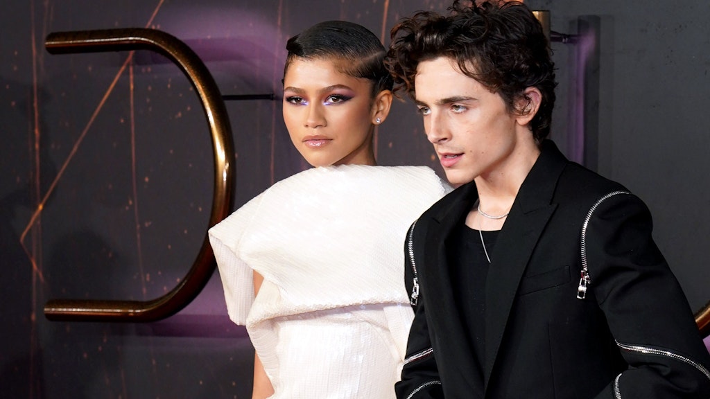 Timothée Chalamet und Zendaya bei der Premiere des Films „Dune“ im Odeon Leicester Square. (Archivbild)