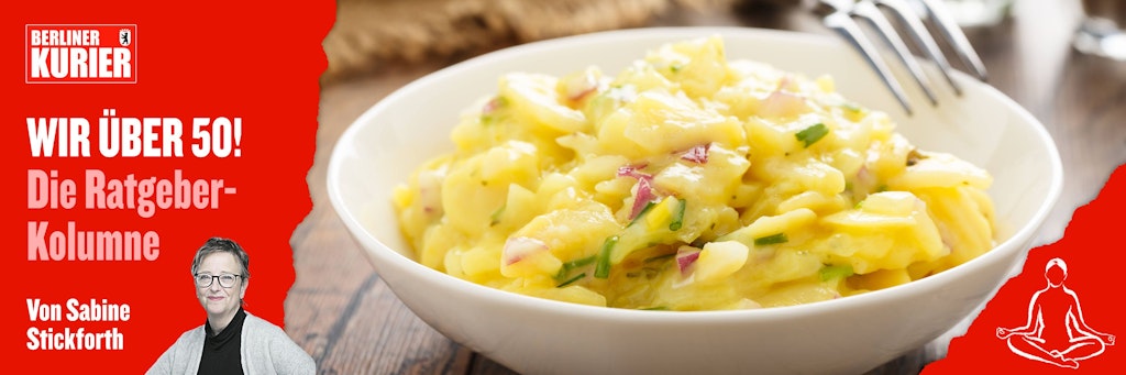 Kartoffelsalat gelingt am besten mit abgekühlten Pellkartoffeln