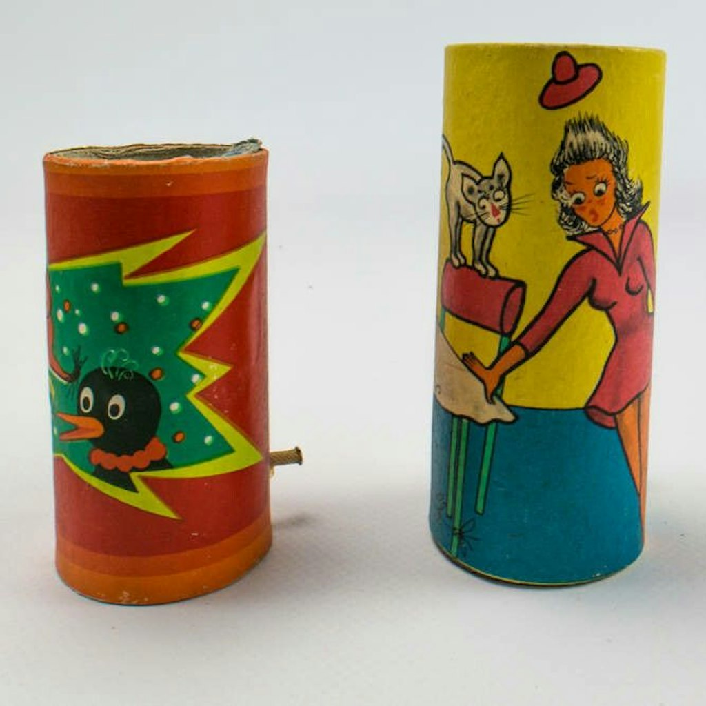 Auch Tischfeuerwerk gab es in der. DDR.
