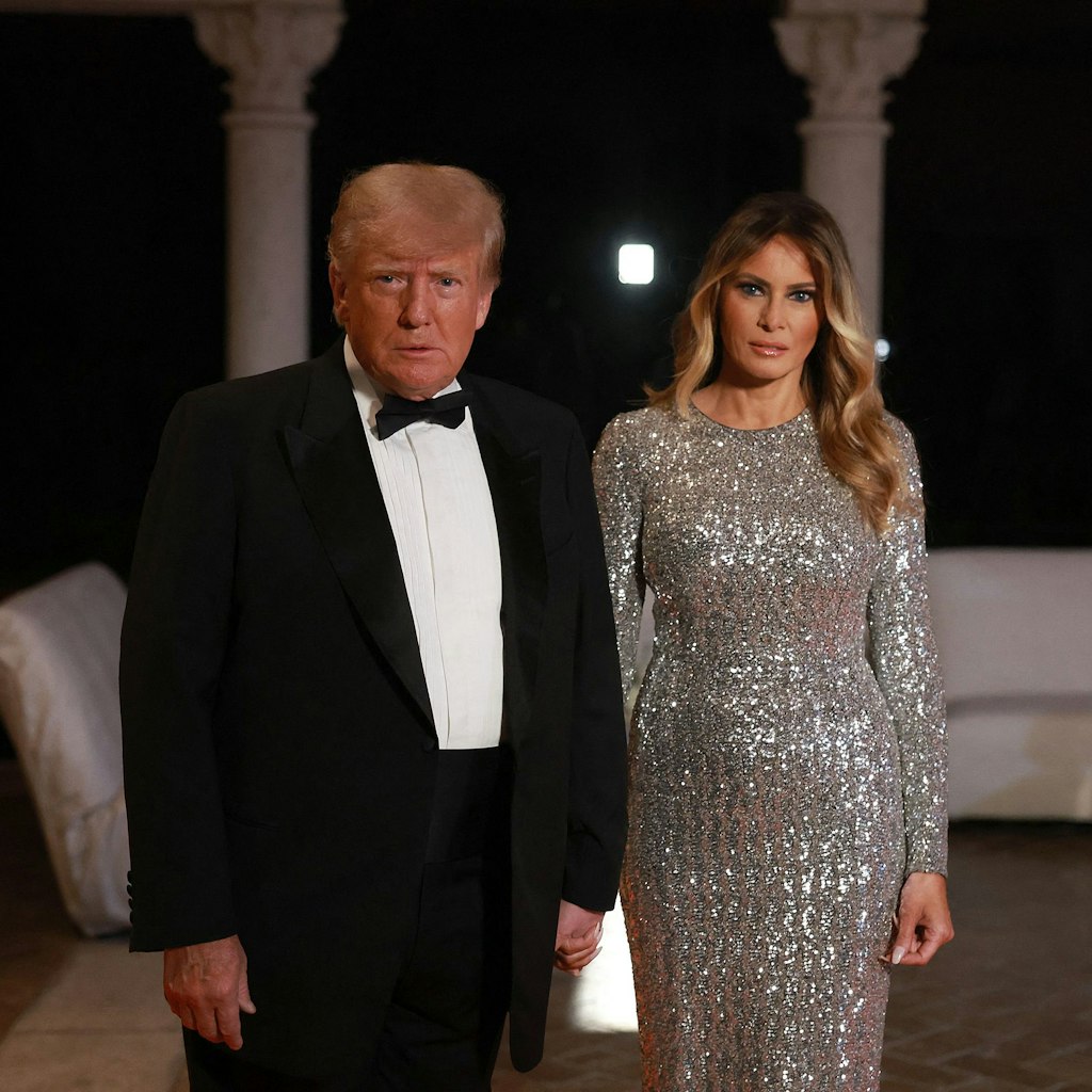 Ließen sich nach langer Zeit mal wieder gemeinsam blicken: Donald Trump mit seiner Frau Melania