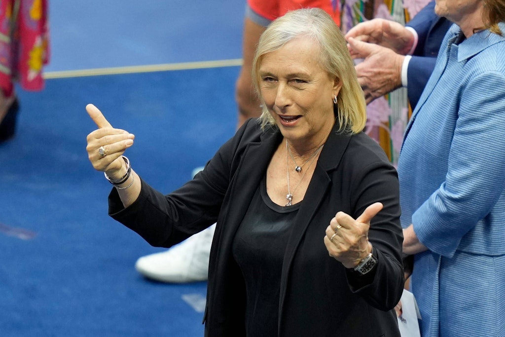 Ein Bild aus sorgloseren Tagen: Martina Navratilova bei einem Turnier in den USA im September 2022.